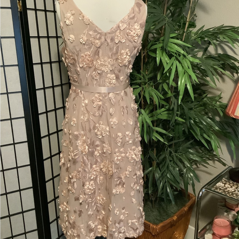 ALEX EVENINGS
Rosette A-Line Dress, size 6p - Picture 2 of 4